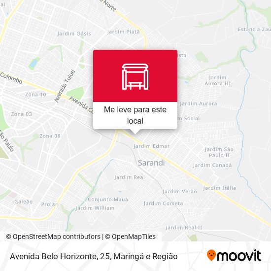 Avenida Belo Horizonte, 25 mapa