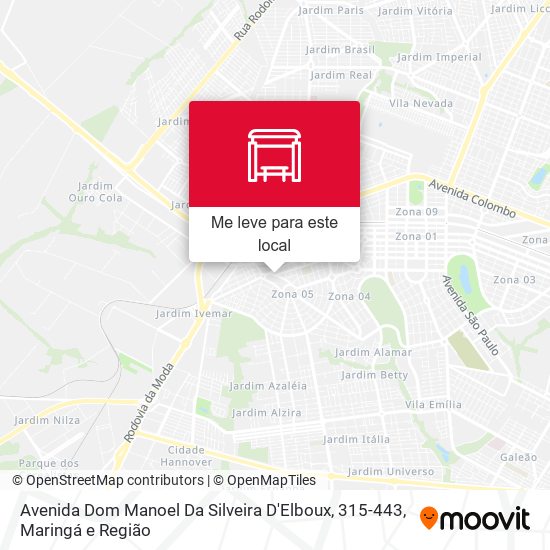 Avenida Dom Manoel Da Silveira D'Elboux, 315-443 mapa