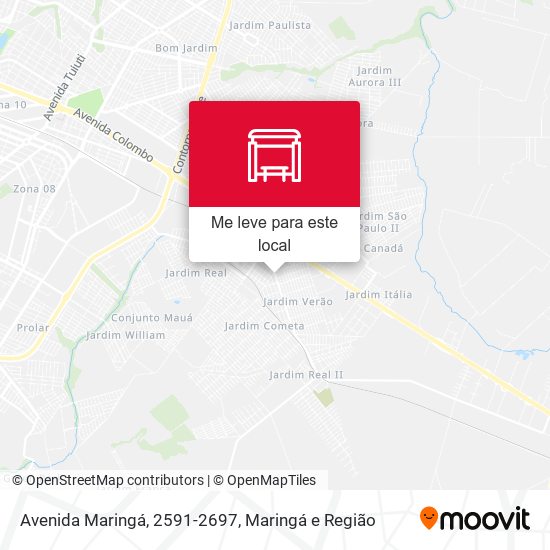 Avenida Maringá, 2591-2697 mapa