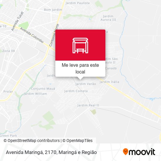 Avenida Maringá, 2170 mapa