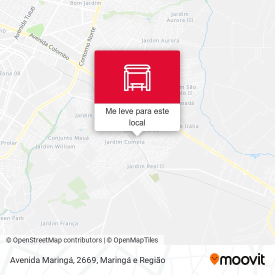 Avenida Maringá, 2669 mapa