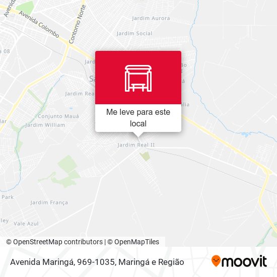 Avenida Maringá, 969-1035 mapa