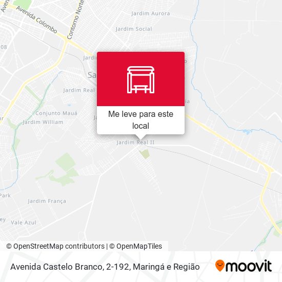 Avenida Castelo Branco, 2-192 mapa