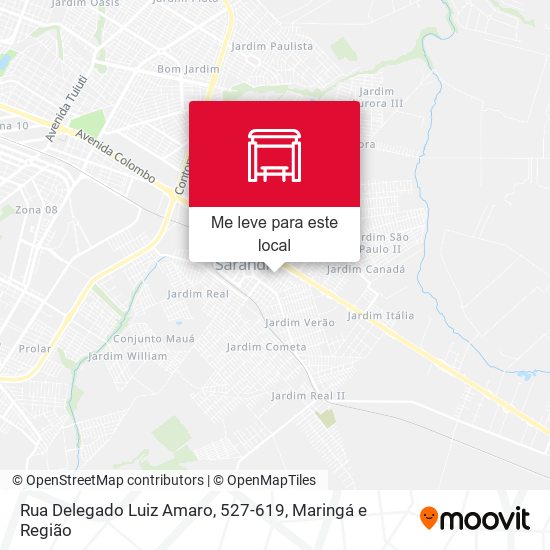 Rua Delegado Luiz Amaro, 527-619 mapa