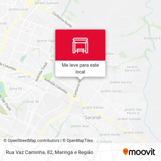 Rua Vaz Caminha, 82 mapa