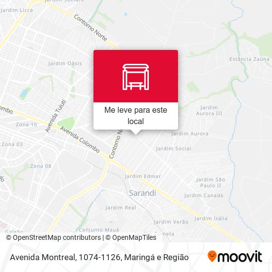 Avenida Montreal, 1074-1126 mapa