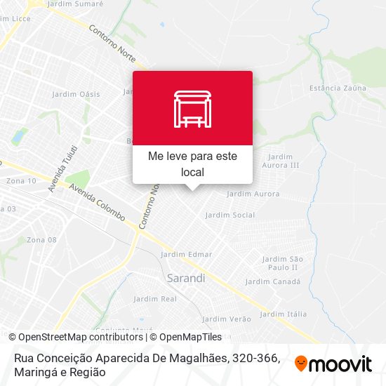 Rua Conceição Aparecida De Magalhães, 320-366 mapa