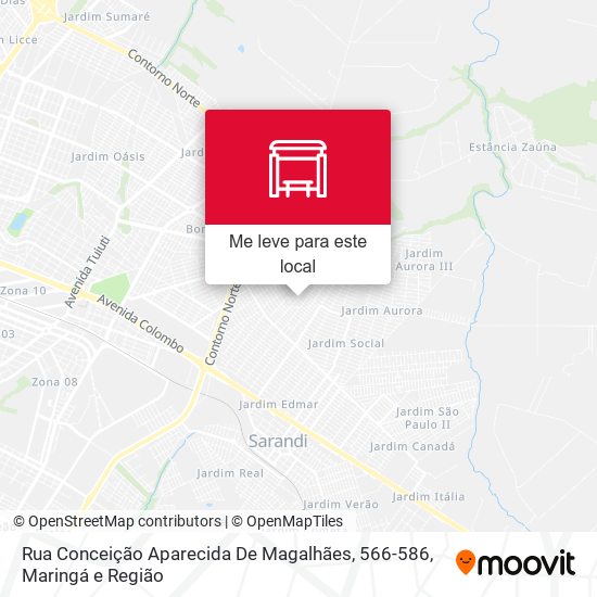 Rua Conceição Aparecida De Magalhães, 566-586 mapa