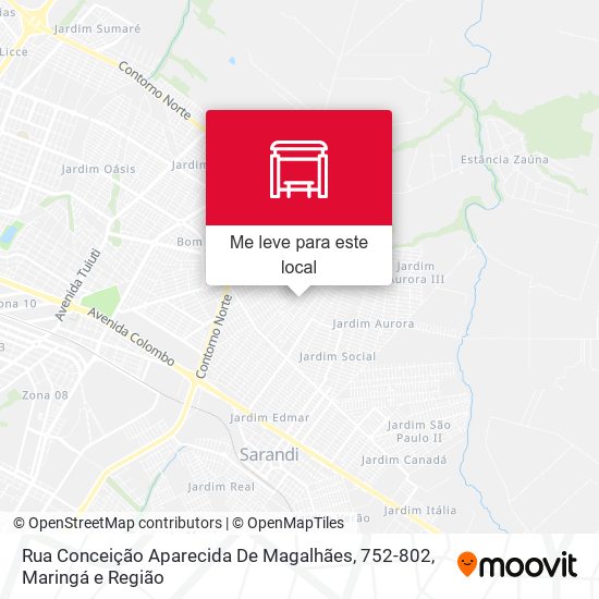 Rua Conceição Aparecida De Magalhães, 752-802 mapa