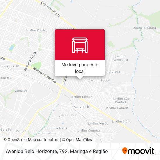 Avenida Belo Horizonte, 792 mapa
