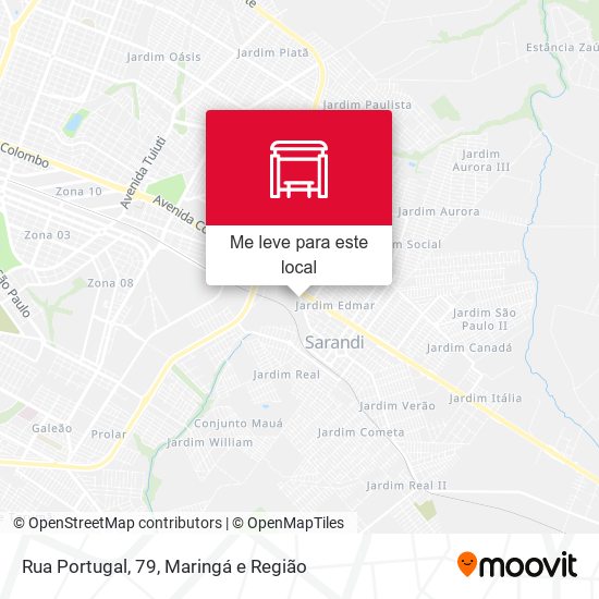 Rua Portugal, 79 mapa