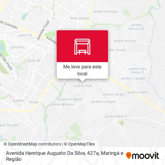 Avenida Henrique Augusto Da Silva, 427a mapa