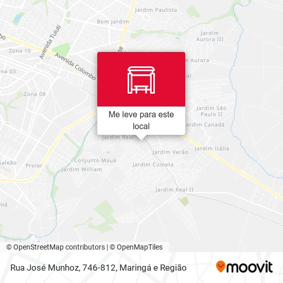 Rua José Munhoz, 746-812 mapa