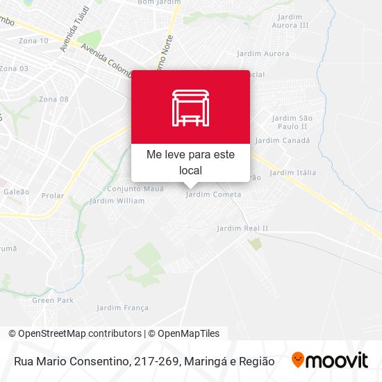 Rua Mario Consentino, 217-269 mapa