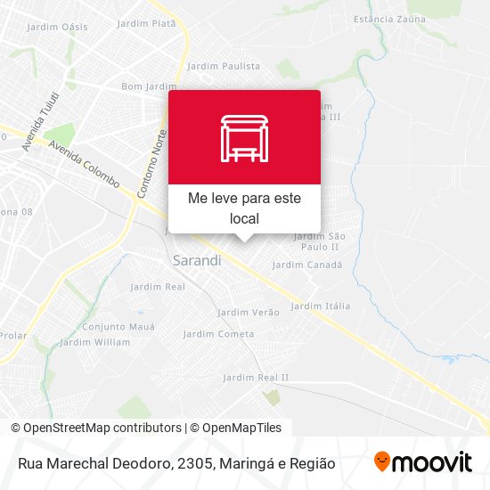 Rua Marechal Deodoro, 2305 mapa