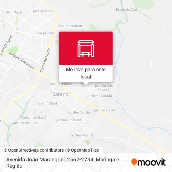 Avenida João Marangoni, 2562-2734 mapa