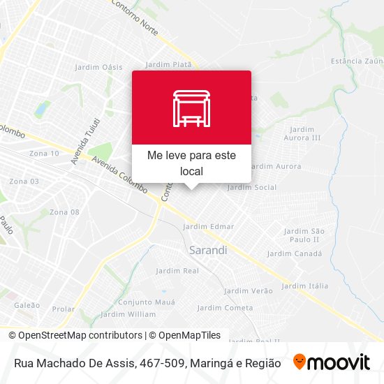 Rua Machado De Assis, 467-509 mapa