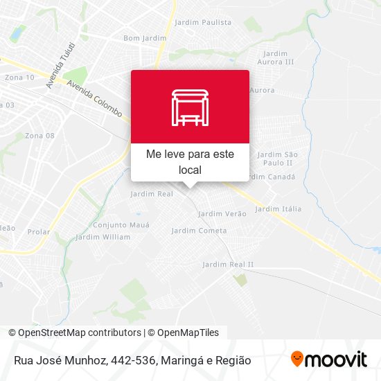 Rua José Munhoz, 442-536 mapa