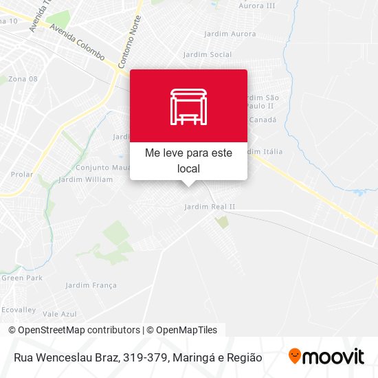 Rua Wenceslau Braz, 319-379 mapa