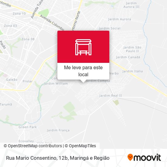 Rua Mario Consentino, 12b mapa