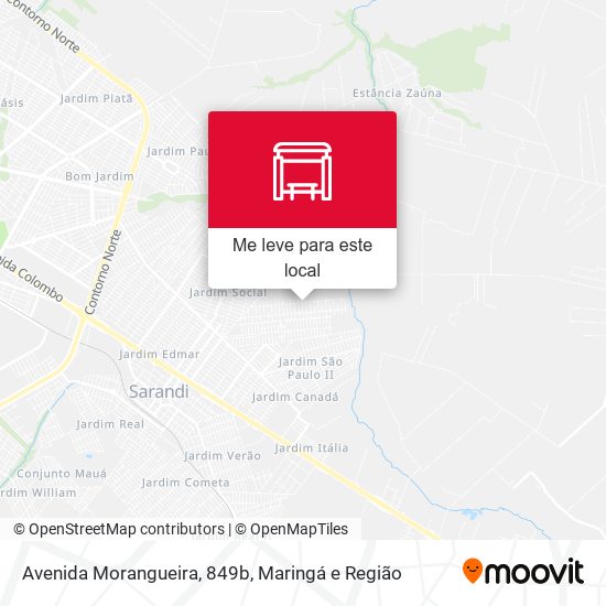 Avenida Morangueira, 849b mapa