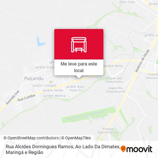 Rua Alcídes Domingues Ramos, Ao Lado Da Dimatex mapa