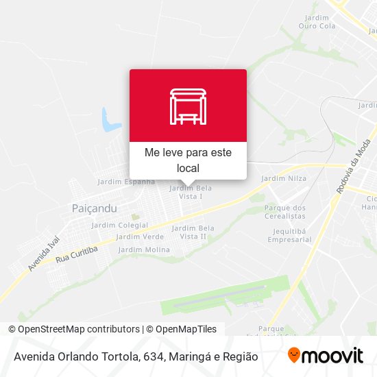 Avenida Orlando Tortola, 634 mapa