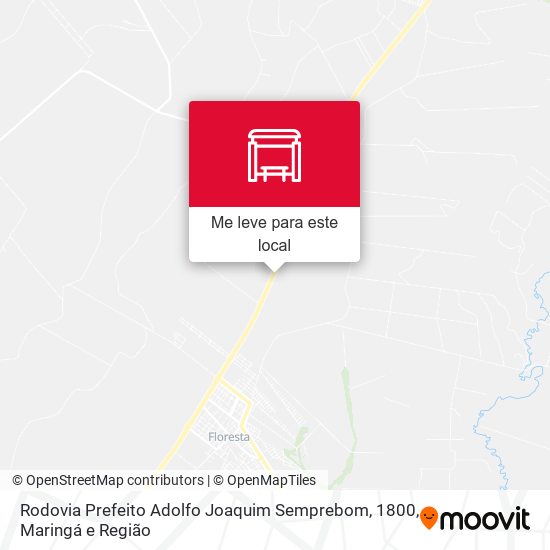 Rodovia Prefeito Adolfo Joaquim Semprebom, 1800 mapa