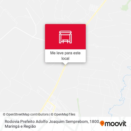 Rodovia Prefeito Adolfo Joaquim Semprebom, 1800 mapa