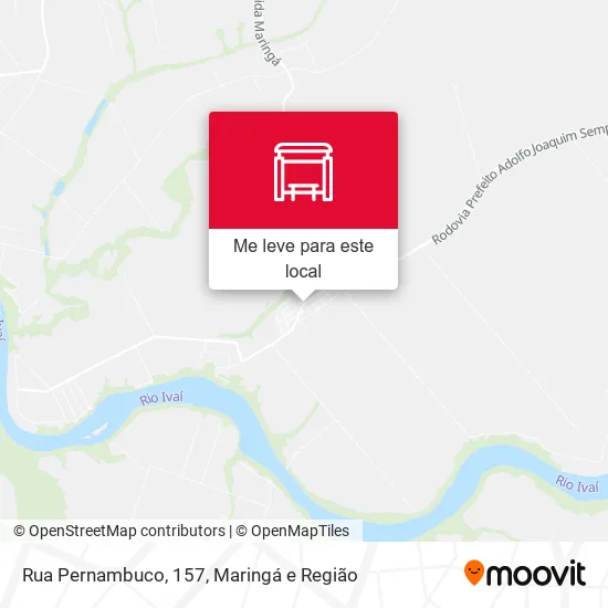 Rua Pernambuco, 157 mapa