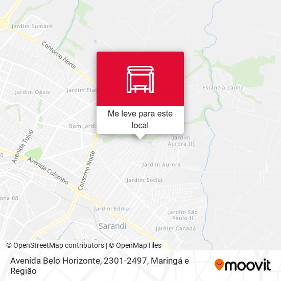 Avenida Belo Horizonte, 2301-2497 mapa