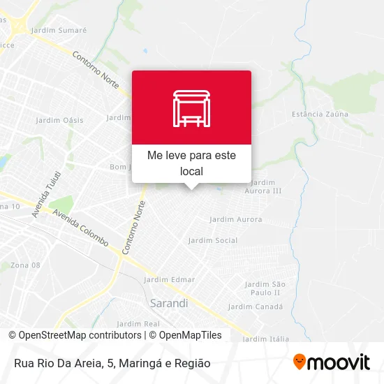 Rua Rio Da Areia, 5 mapa