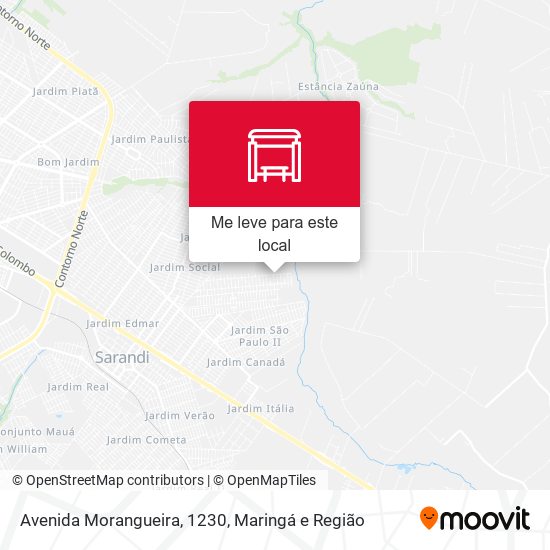 Avenida Morangueira, 1230 mapa