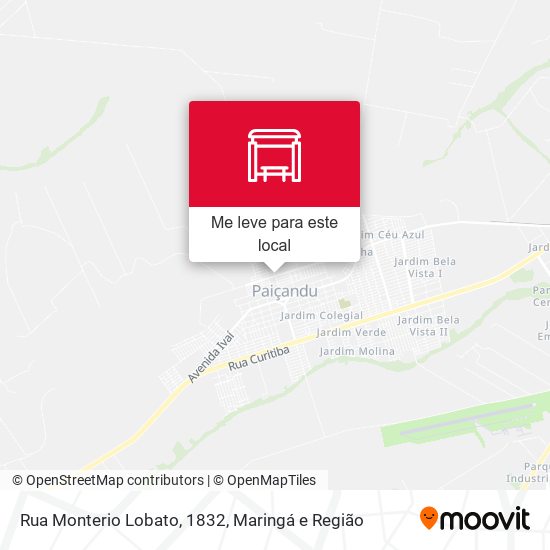 Rua Monterio Lobato, 1832 mapa