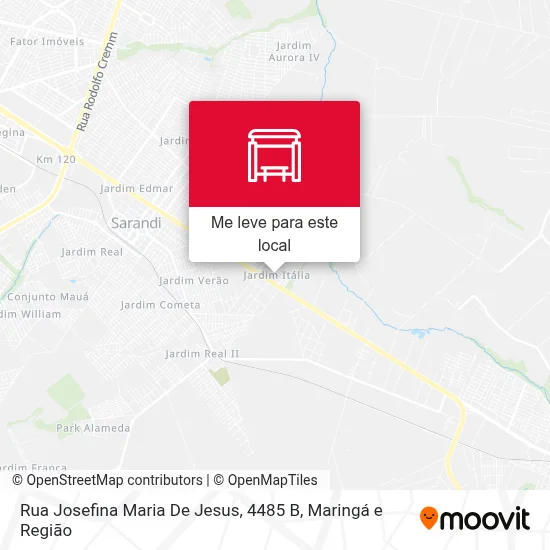 Rua Josefina Maria De Jesus, 4485 B mapa