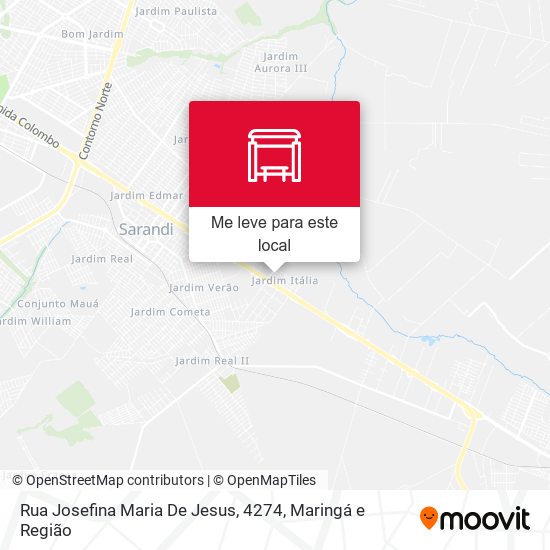 Rua Josefina Maria De Jesus, 4274 mapa