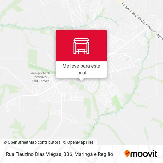 Rua Flauzino Dias Viégas, 336 mapa