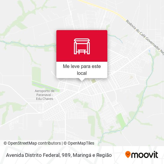Avenida Distrito Federal, 989 mapa