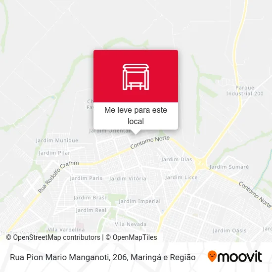 Rua Pion Mario Manganoti, 206 mapa