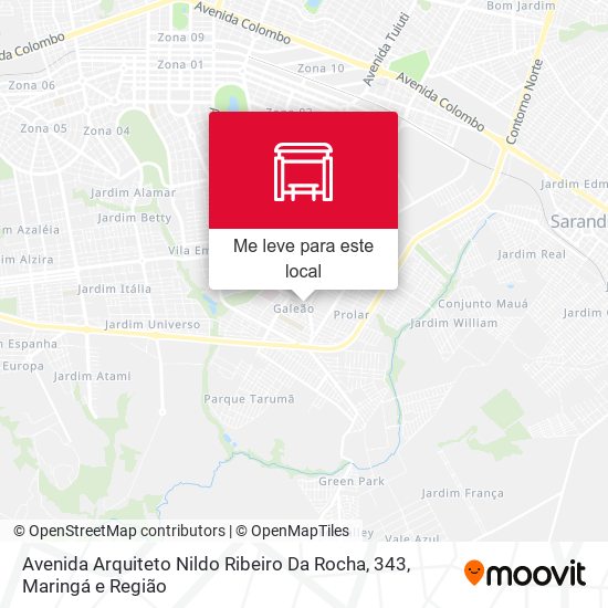 Avenida Arquiteto Nildo Ribeiro Da Rocha, 343 mapa