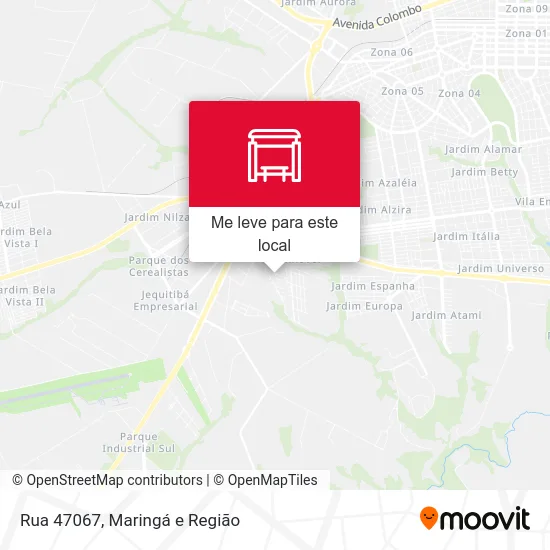 Rua 47067 mapa
