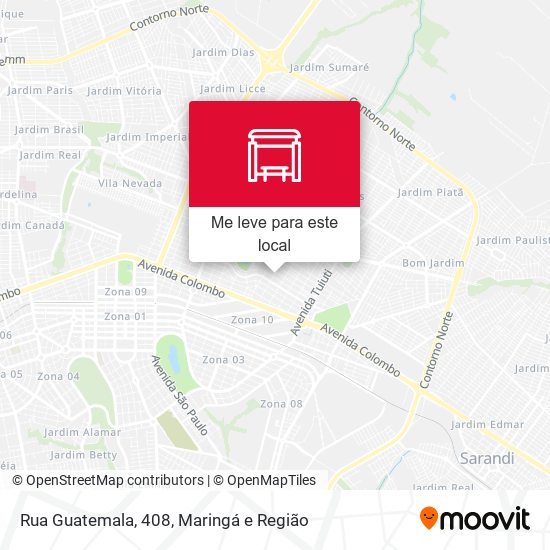 Rua Guatemala, 408 mapa