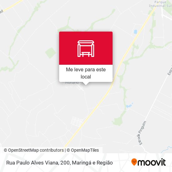 Rua Paulo Alves Viana, 200 mapa