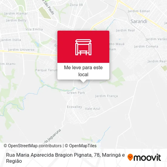 Rua Maria Aparecida Bragion Pignata, 78 mapa