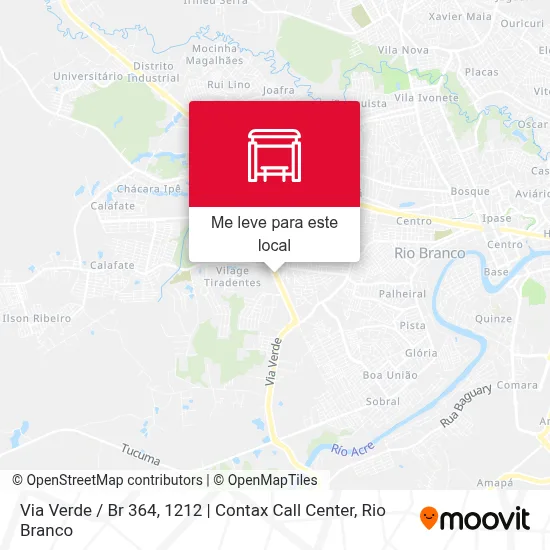 Via Verde / Br 364, 1212 | Contax Call Center mapa