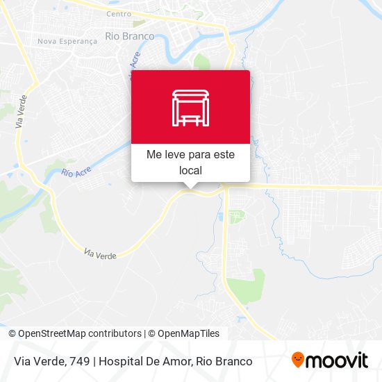Via Verde, 749 | Hospital De Amor mapa