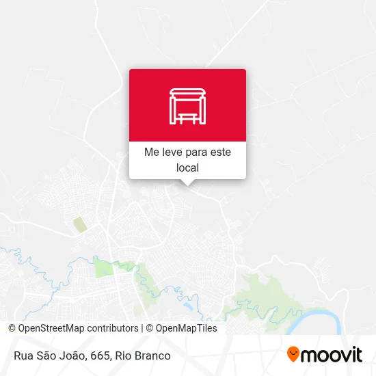 Rua São João, 665 mapa
