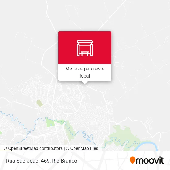 Rua São João, 469 mapa