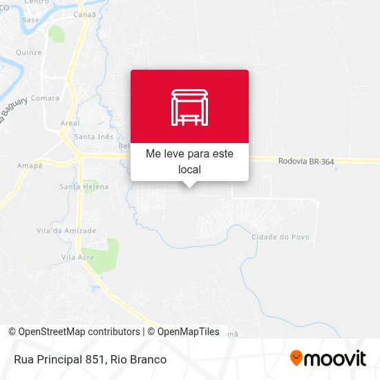 Rua Principal 851 mapa