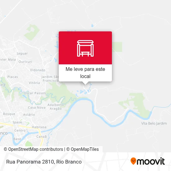 Rua Panorama 2810 mapa